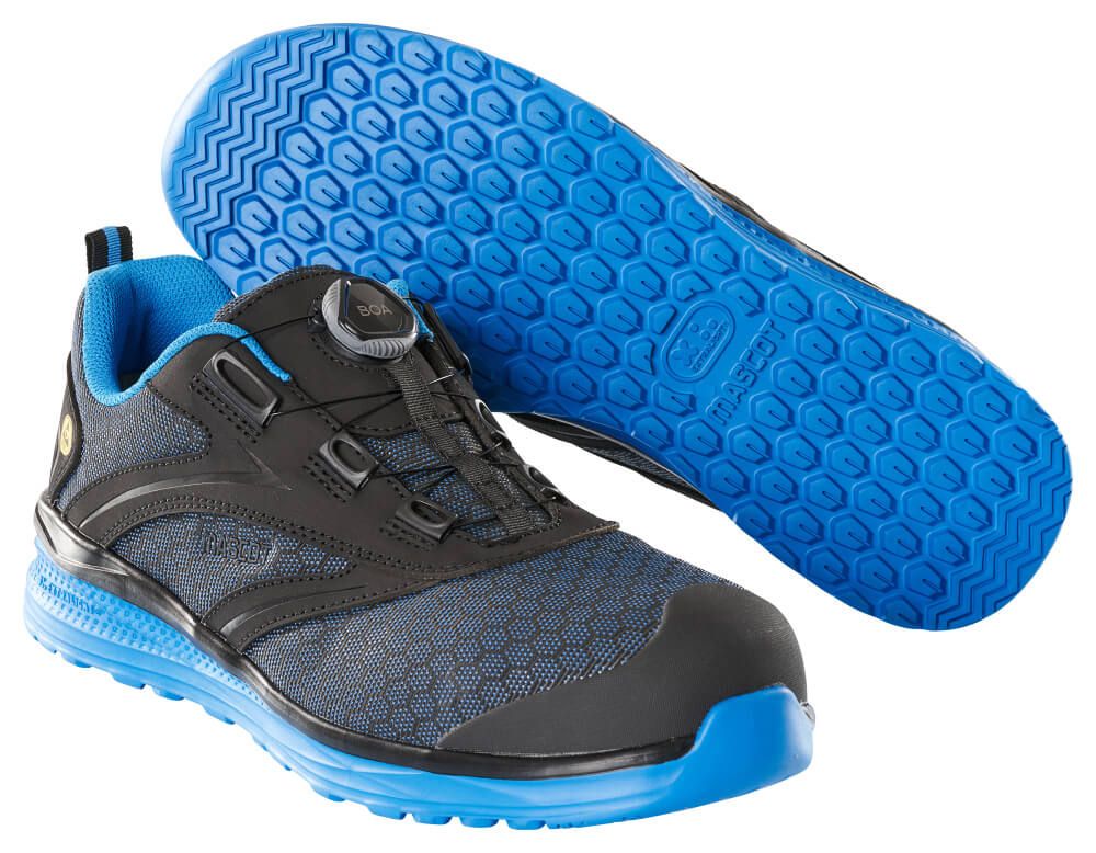 Sicherheitsschuhe FOOTWEAR CARBON Schwarz/Kornblau 1037
