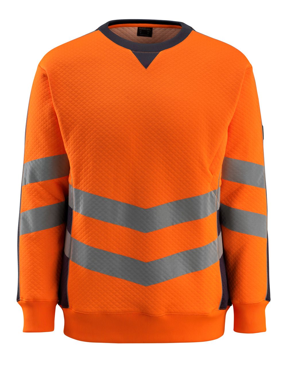 Sweatshirt SAFE SUPREME Hi-vis Orange/Schwarzblau M