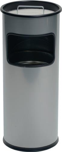 Kombiascher Ø260xH620mm silber Stahlbl.DURABLE