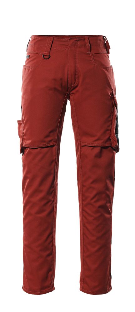 Hose mit Schenkeltaschen UNIQUE Rot/Schwarz 82C50