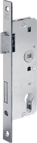 Glastür-Einsteckschloss 0007 PZW 20/30/72/8mm DIN L silber ktg.BKS