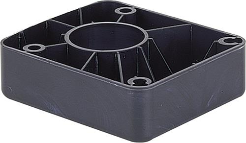 Gleiter f.Sockelverstellfuß Ku.schwarz Sockelhöhenversteller HETTICH