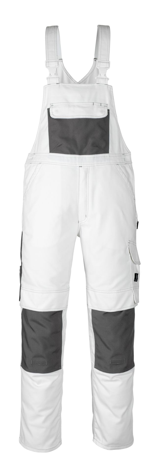 Latzhose mit Knietaschen HARDWEAR Weiß 76C46
