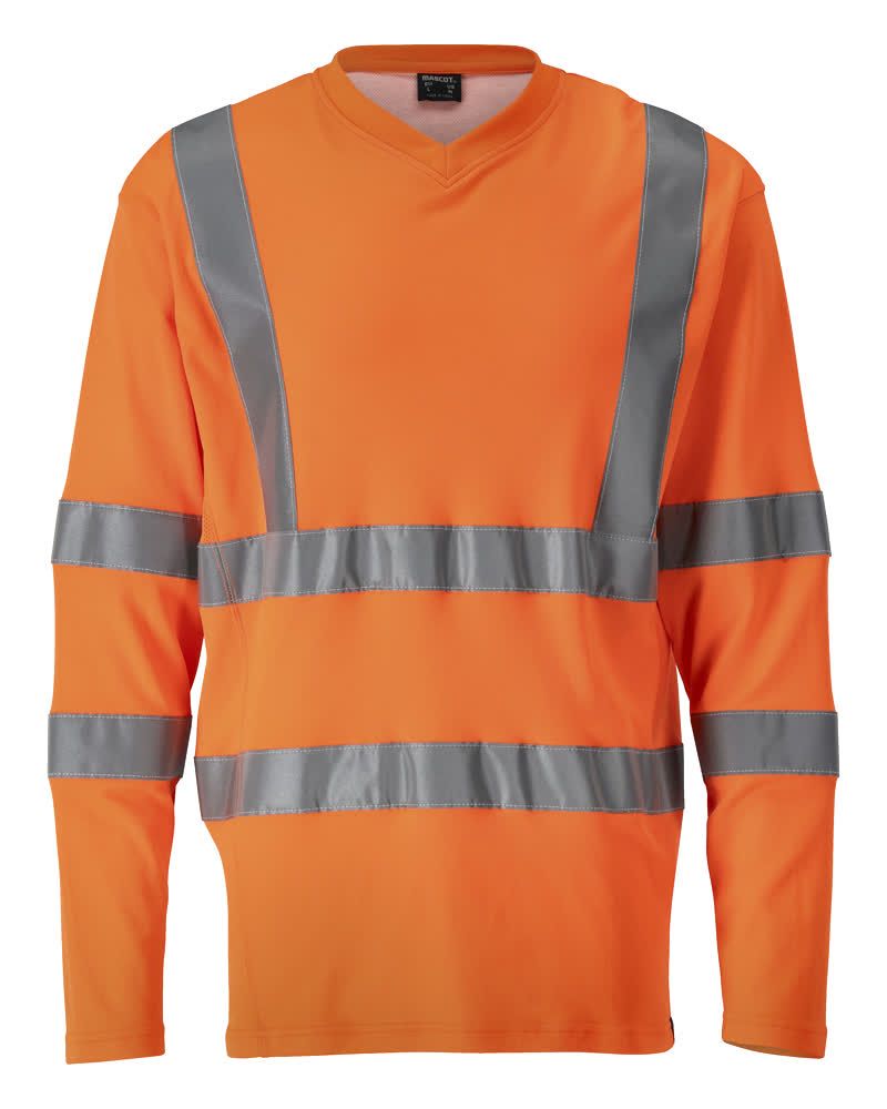Langarmshirt SAFE CLASSIC Hi-vis Orange L