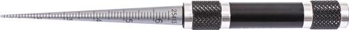 Lochlehre 1-6mm kon.Abl.0,1mm TECWERK