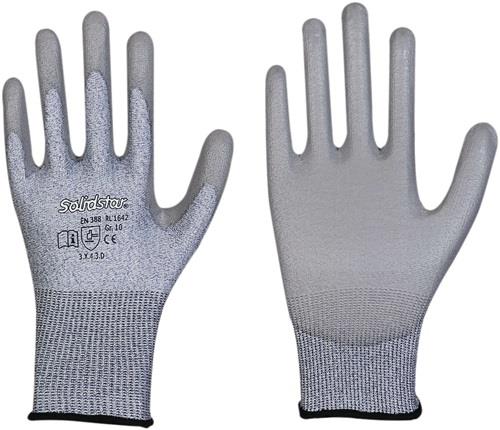 Schnittschutzhandschuhe Solidstar 1642 Gr.9 grau EN 388 PSA II 12
