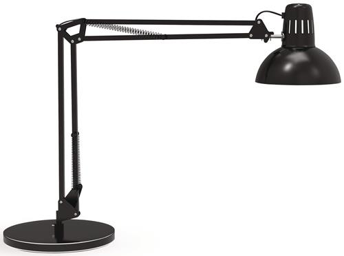 Schreibtischleuchte Metall schwarz H.49cm Standfuß LED MAUL