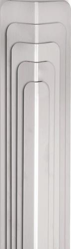 Eckschutzwinkel L.1250mm Schenkelhöhe 20x20mm VA 1.4301 geb.Korn 320