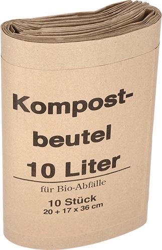 Papierabfallsack B200+160xL360mm 10 St./Bund DEISS