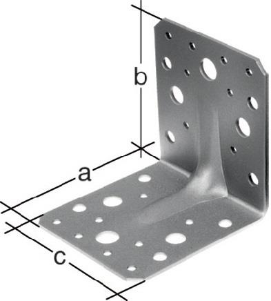 Schwerlastwinkelverbinder 105x105x90mm Anz.Löcher4/22 S.3mm GAH