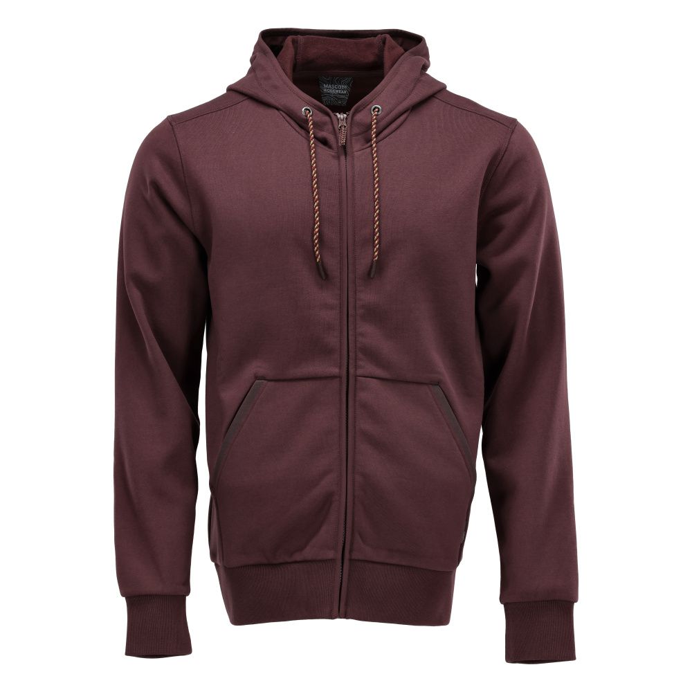 Kapuzenpullover mit Reißverschluss CUSTOMIZED Bordeaux S