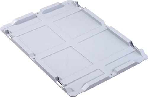 Stülpdeckel PP L400xB300mm grau f.Transportstapelkasten ALLIT