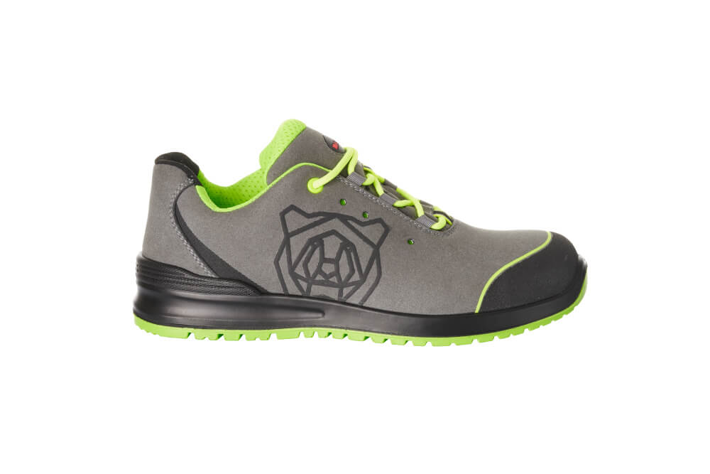 Sicherheitsschuhe FOOTWEAR CLASSIC Grau/Limonengrün 36