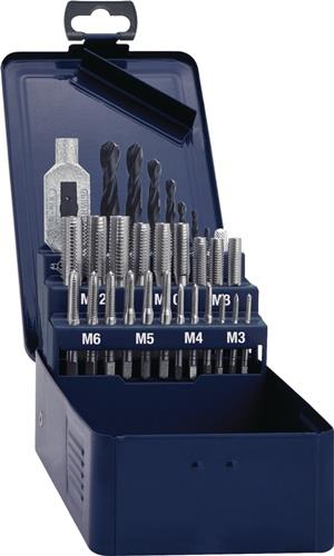 Gewindebohrersatz DIN 352 M3-M12 29tlg.HSS TECWERK