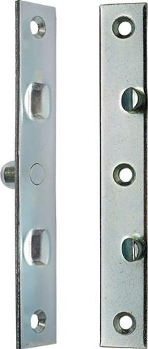 Flachbändersicherung L.140mm B.22mm S.3mm STA verz.im Btl.m.Schrauben