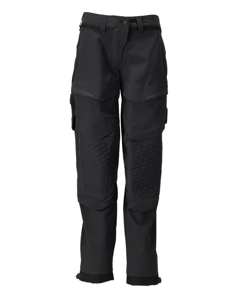 Damen-Passform DIAMOND Hose mit Knietaschen CUSTOMIZED Schwarz 76C46