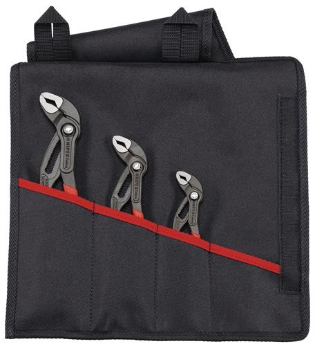 Zangensatz S8 Cobra® Inh.3-tlg.pol.Rolltasche KNIPEX
