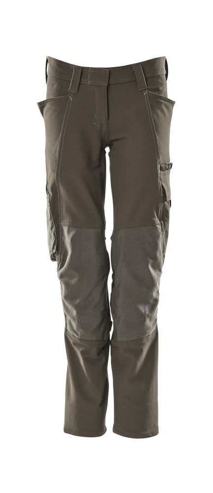 Damen-Passform PEARL Hose mit Knietaschen ACCELERATE Dunkelanthrazit 76C34