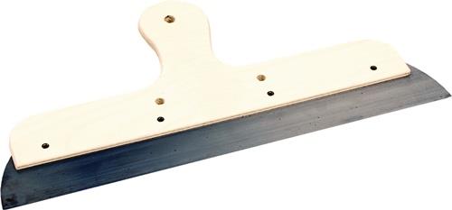 Flächendekorspachtel B.250mm Holzgr.poliertes Stahlblatt HAROMAC