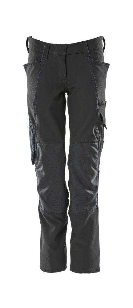Damen-Passform PEARL Hose mit Knietaschen ACCELERATE Schwarzblau 76C34