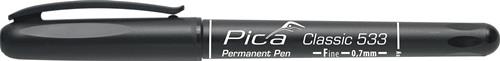 Permanentmarker Pica CLASSIC schwarz Strich-B.0,7mm Rundspitze PICA