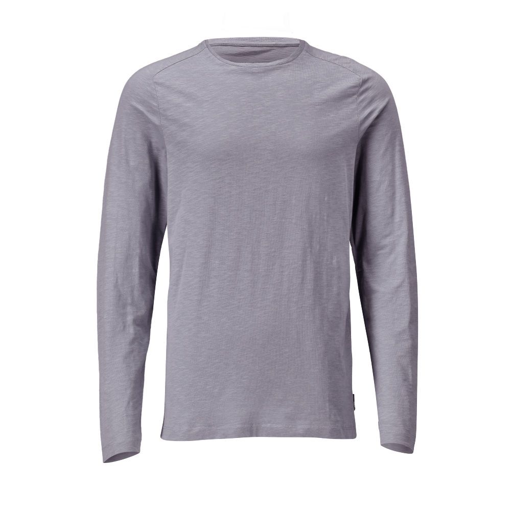 Langarmshirt CUSTOMIZED Hell Steinblau 3XL