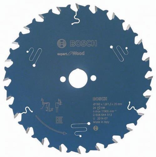Kreissägeblatt Expert Wood AD160mm Z.24 WZ Bohr.20mm Schnitt-B.1,8mm