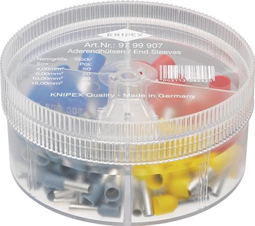 Aderendhülsenbox 100-tlg.4,0-16,00mm² Ku.-Box KNIPEX
