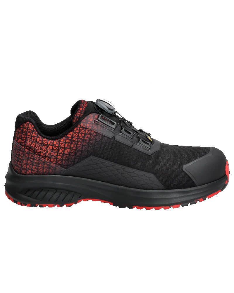 Sicherheitsschuhe FOOTWEAR ACCELERATE Schwarz/Verkehrsrot 1043