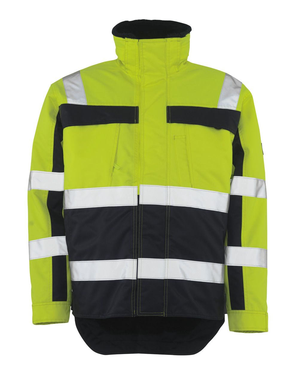Winterjacke SAFE COMPETE Hi-vis Gelb/Marine 2XL