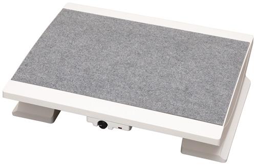 Fußstütze weiß B475xT390xH117mm Höhenverstellung stufenlos MAUL