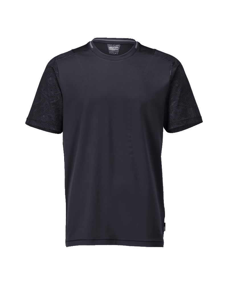 T-Shirt, Kurzarm CUSTOMIZED Schwarzblau 2XL