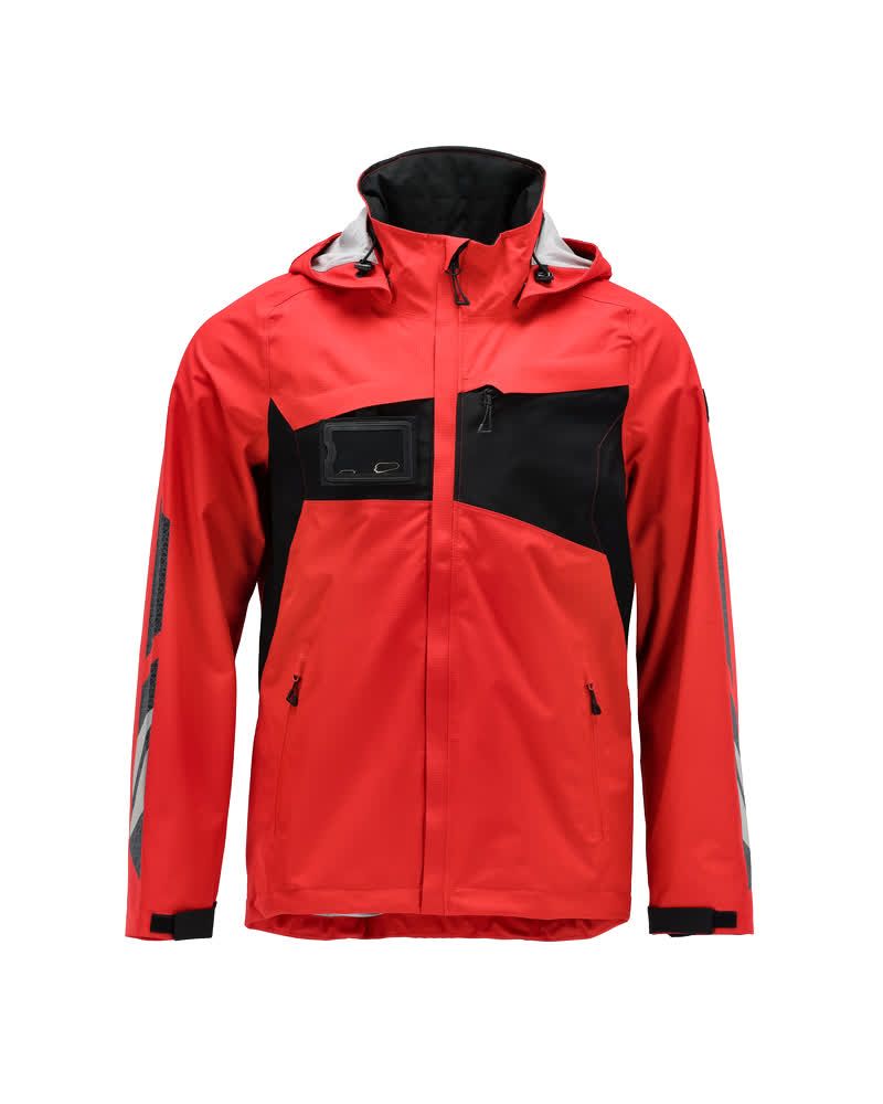 Hardshelljacke ACCELERATE Verkehrsrot/Schwarz 3XL