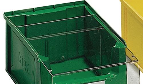 Querteiler f.Sichtlagerkasten MK2 PS glasklar 10St./Btl.TECWERK