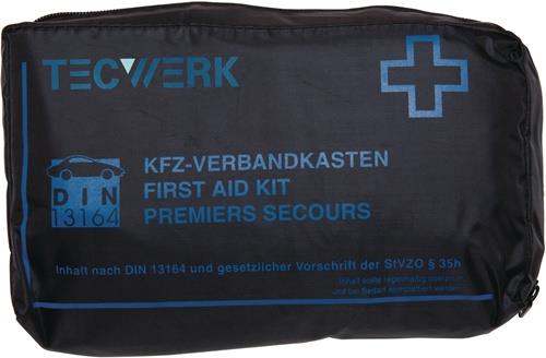 KFZ Verbandtasche ultraTRAFFIC BAG B150xH70xT240ca.mm schwarz TECWERK
