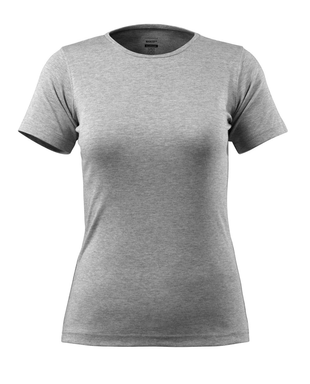 Damen-Passform T-Shirt CROSSOVER Grau-meliert XS