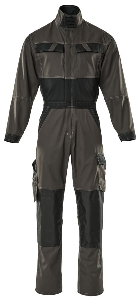 Overall mit Knietaschen LIGHT Dunkelanthrazit/Schwarz S