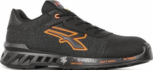 Sicherheitsschuh BRUCE Gr.43 W.11 schwarz/orange S1PS FO SR ESD
