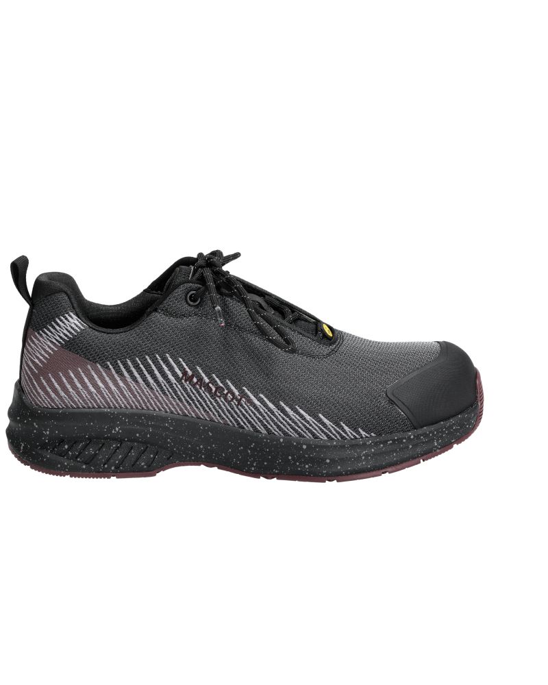 Sicherheitsschuhe FOOTWEAR CUSTOMIZED Anthrazitgrau/Bordeaux 1039