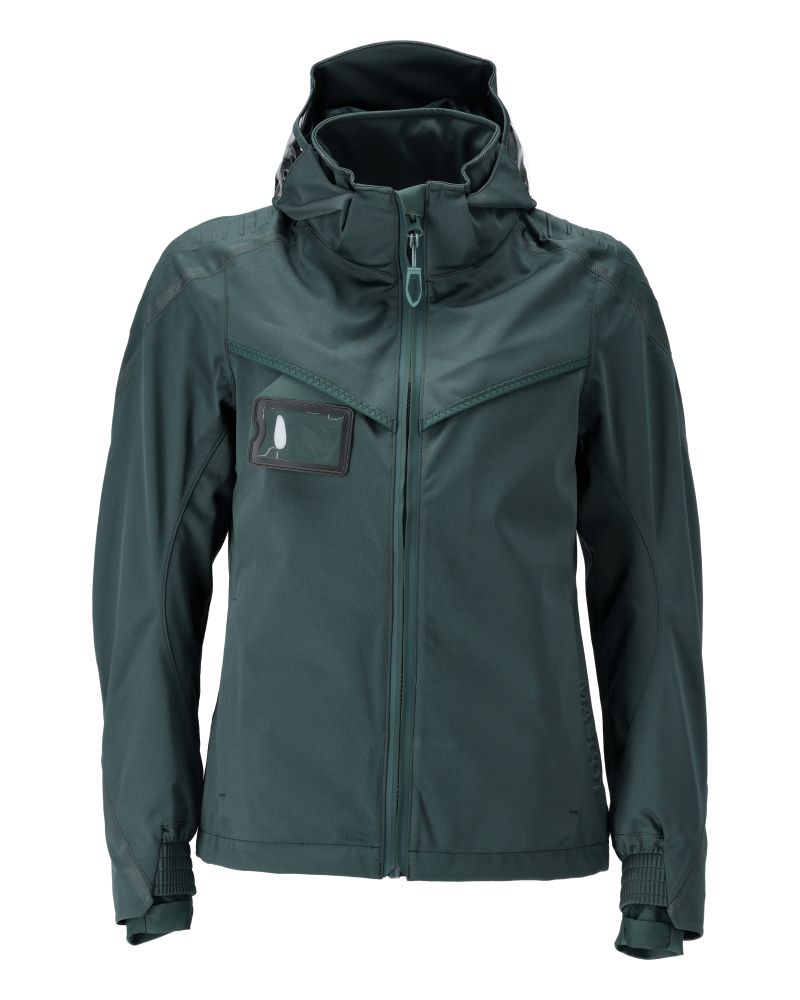 Damen-Passform Hardshelljacke CUSTOMIZED Waldgrün 4XL