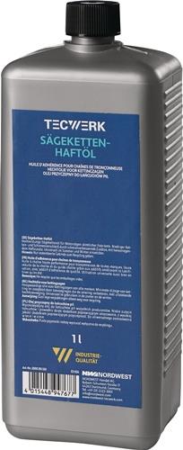 Sägekettenhaftöl 75-95 mm²/s (bei 40GradC) 1l Flasche TECWERK