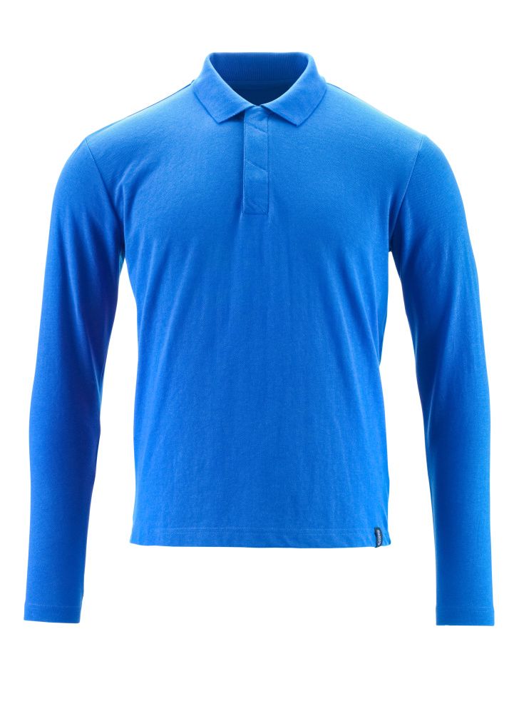 Polo-Shirt, Langarm CROSSOVER Azurblau 4XLONE