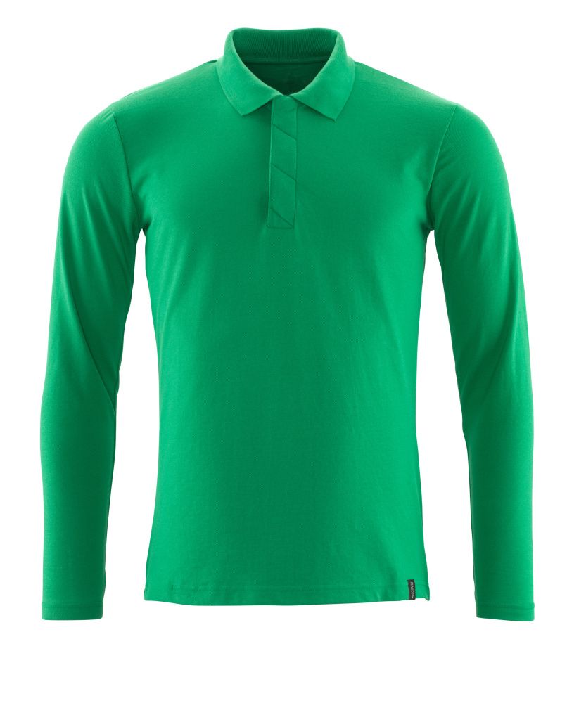 Polo-Shirt, Langarm CROSSOVER Grasgrün 2XLONE