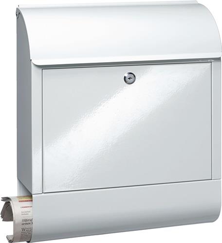 Briefkasten Scandic 825 W H.460mm B.380mm T.125mm weiß STA DIN C4 BURG-WÄCHTER