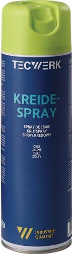 Kreidespray gelb 500ml Spraydose TECWERK