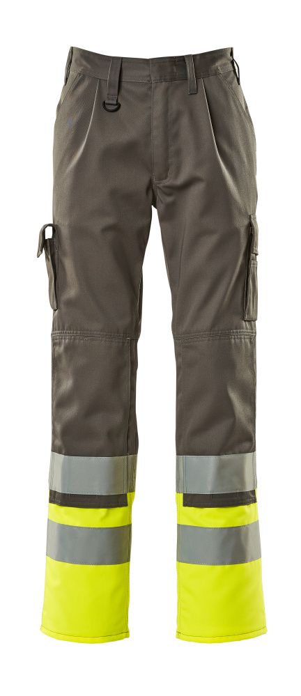 Hose mit Knietaschen SAFE COMPETE Anthrazit/Hi-vis Gelb 82C45
