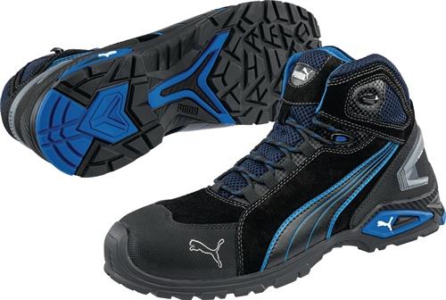 Sicherheitsstiefel Rio Black Mid Gr.44 schwarz/blau S3L FO SR 20345:2022