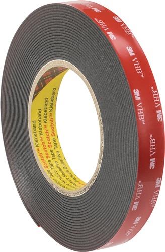 Montageband VHB Tape 5952F schwarz L.11m B.19mm Rl.3M