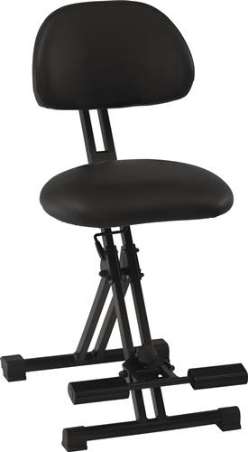 Stehhilfe Kunstleder Sitz-H.550-770mm STA schwarz Fußstütze MEY