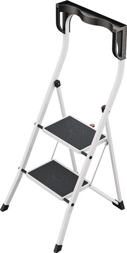 Klapptritt Stufen 2Plattform-H.470mm Stahl/Kunststoff m.Anti-Rutsch-Matten HAILO